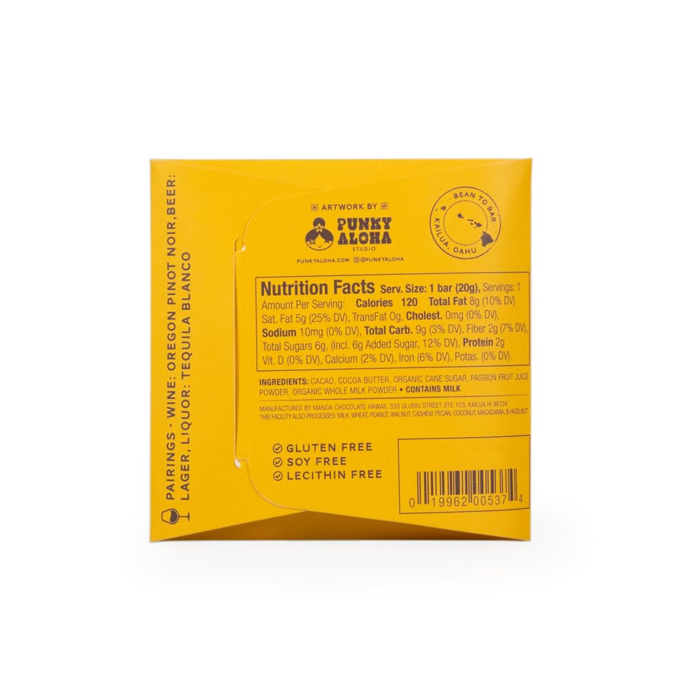 Amazon.com : Manoa Chocolate Flavors of Hawaii: Liliko'i x Passion